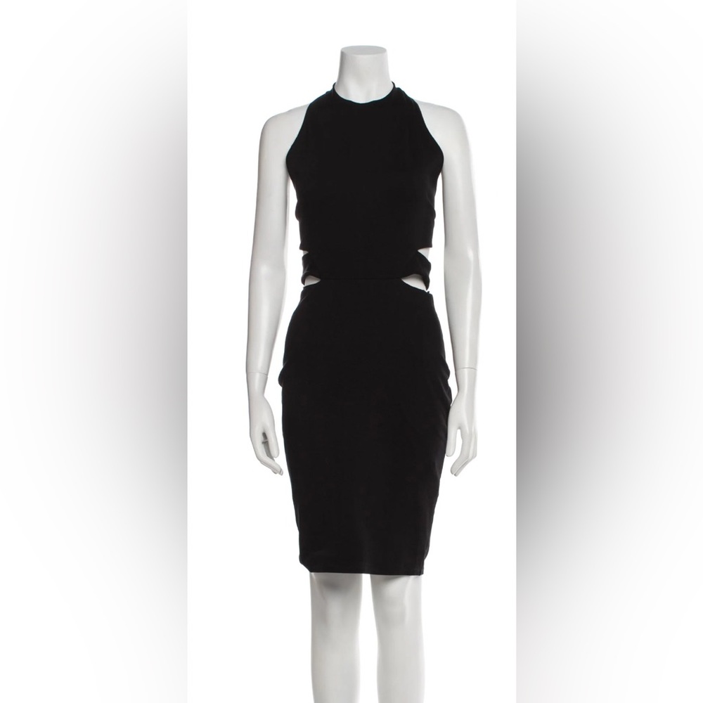 NWT Mason Crew Neck Knee-Length Dress with Cutouts